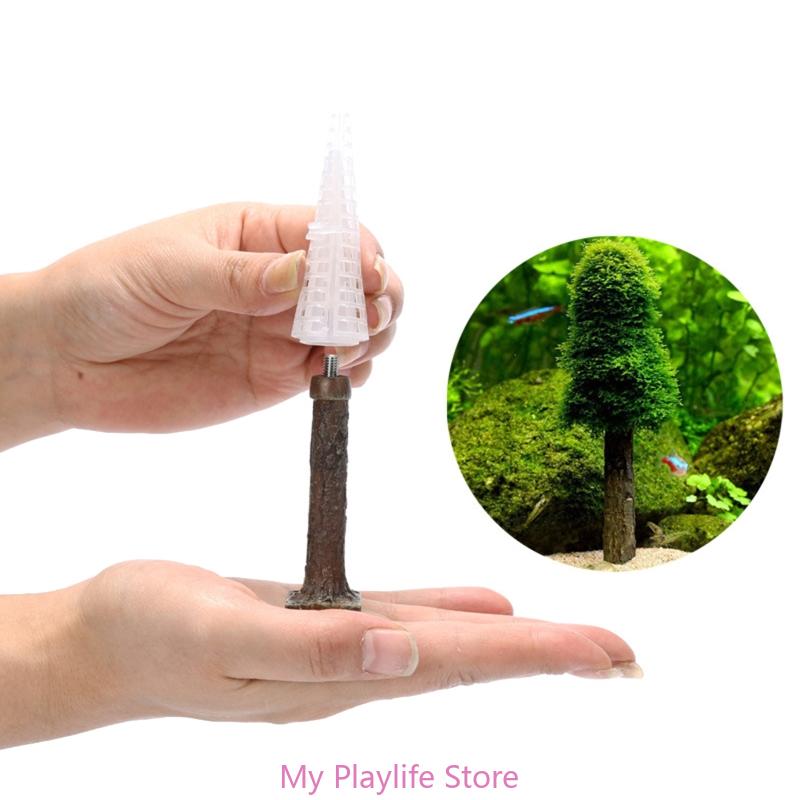 Planted Aquarium Mini - Aquarium Moss Decoration Fish Tank Plant