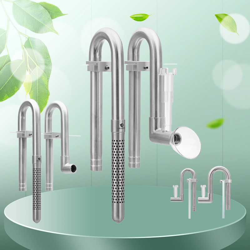 Planted Aquarium Mini - AQUAPRO Mini Stainless Steel Inflow Outflow