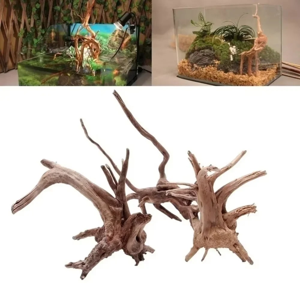 Aquarium Planted Substrate - 15-20CM Natural Driftwood Aquarium Decor -