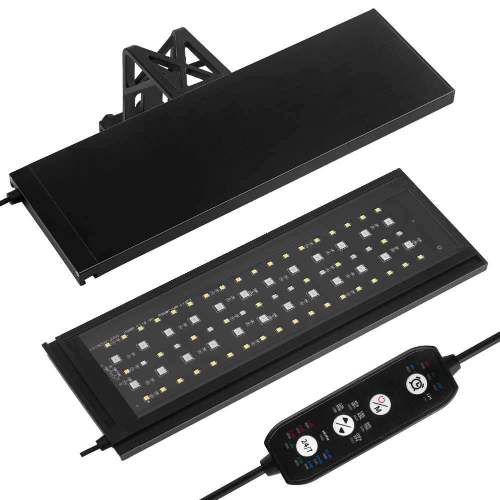 Aquarium Plant Growth Light - 24/7 Aquarium Full Spectrum Lighting LED