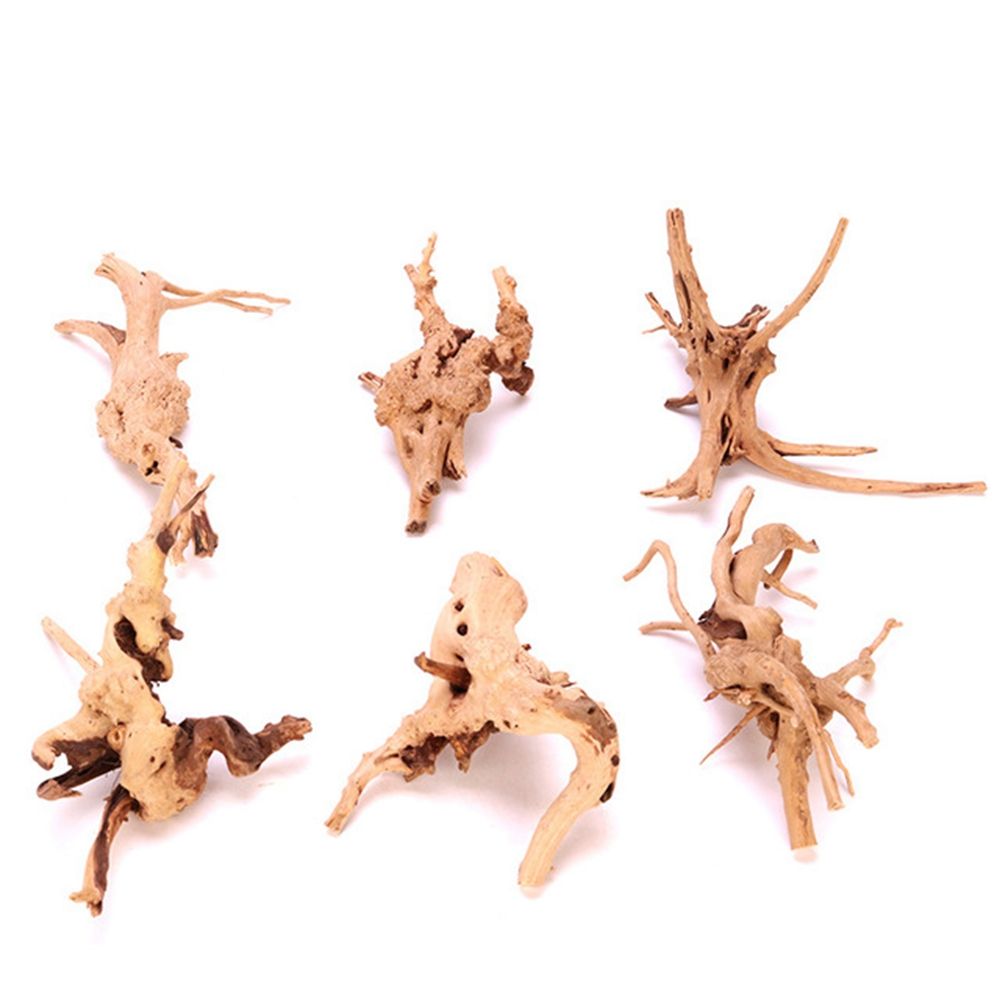 Aquarium Planted Substrate - 1 Pcs Wood Reptile Fish Tank