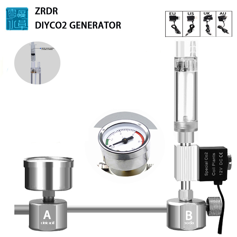Planted Aquarium Tank Kit - Aquarium DIY CO2 Reactor Generator System