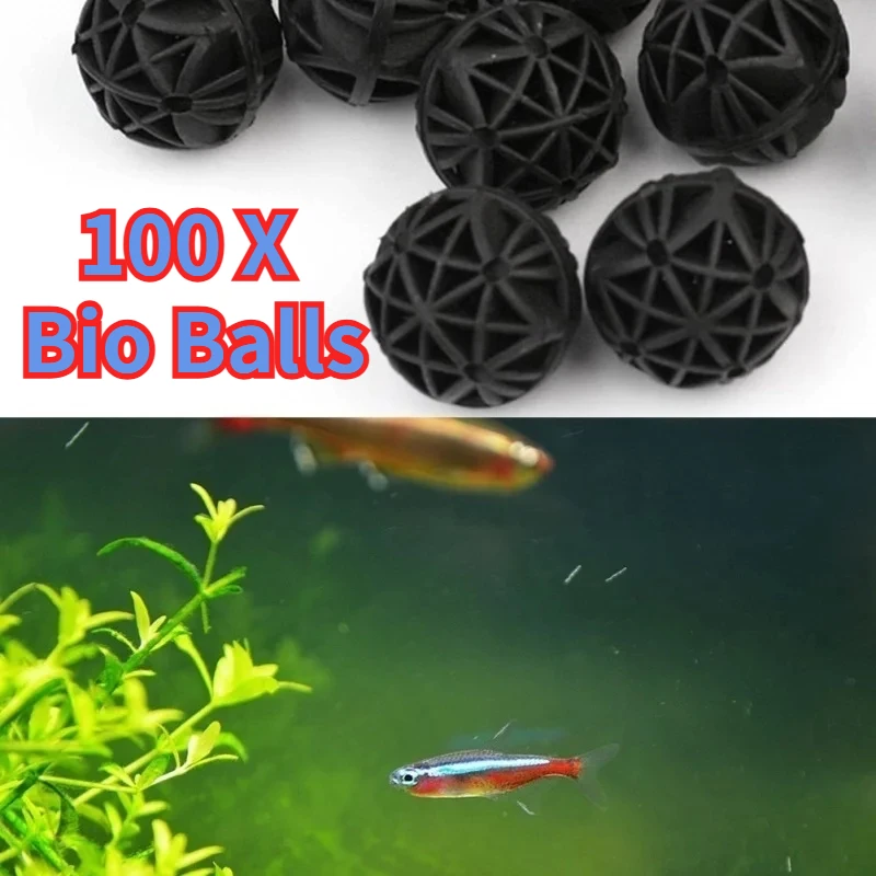 Planted Aquarium Fertilizer - 50/100Pcs Home Aquarium Pond Bio Balls