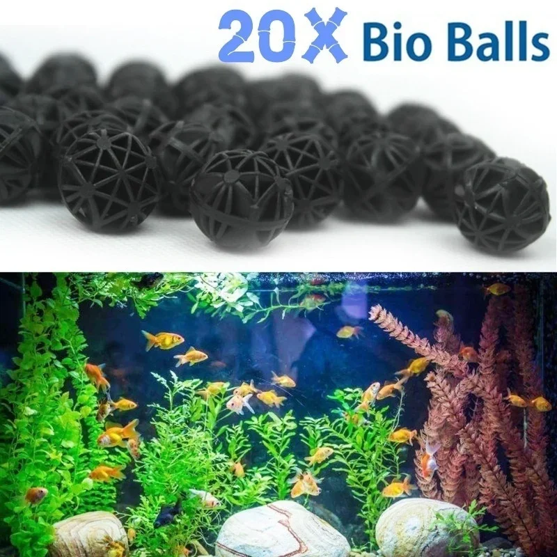 Planted Aquarium Fertilizer - 20Pcs 16mm Aquarium Filter Bio Balls