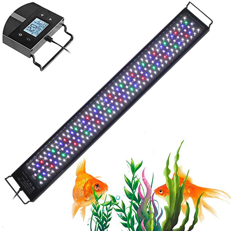 Planted Aquarium Pendant Light - Programmable 8 Colors Auto On Off
