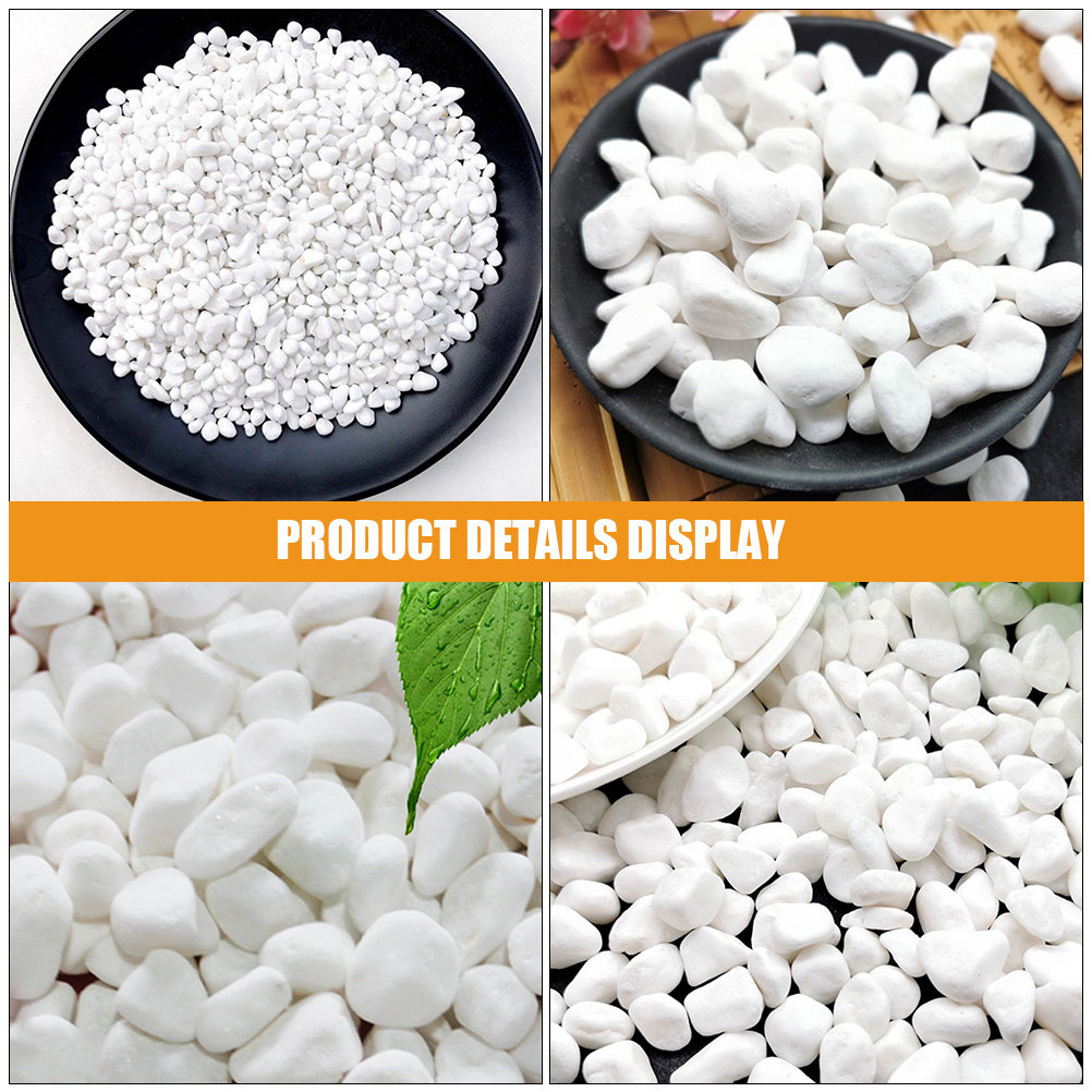 1Set White Decorative Stone Aq - Planted Aquarium With Gravel ulasan dan harga