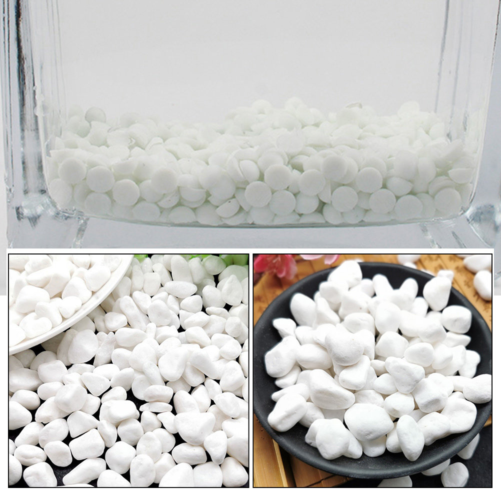 1Set White Decorative Stone Aq - Planted Aquarium With Gravel ulasan dan harga