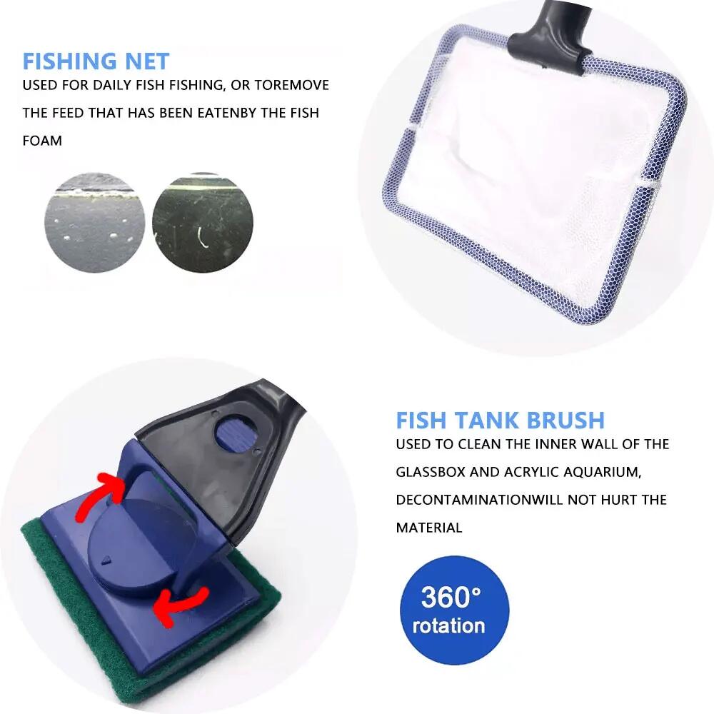 5in1 Aquarium Cleaning Tool Pl - Planted Aquarium With Gravel ulasan dan harga