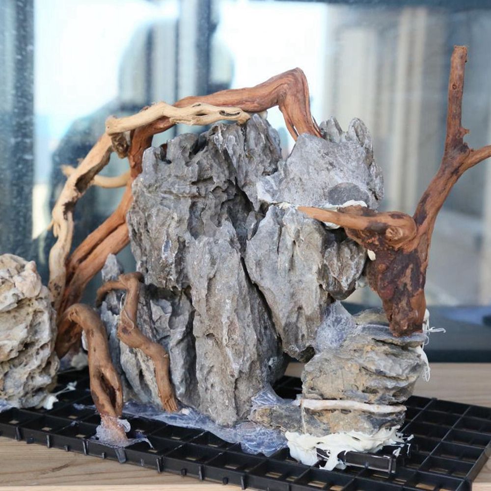 Wood N1N Reptile Tank Backgrou - Aquarium Planted Substrate ulasan dan harga