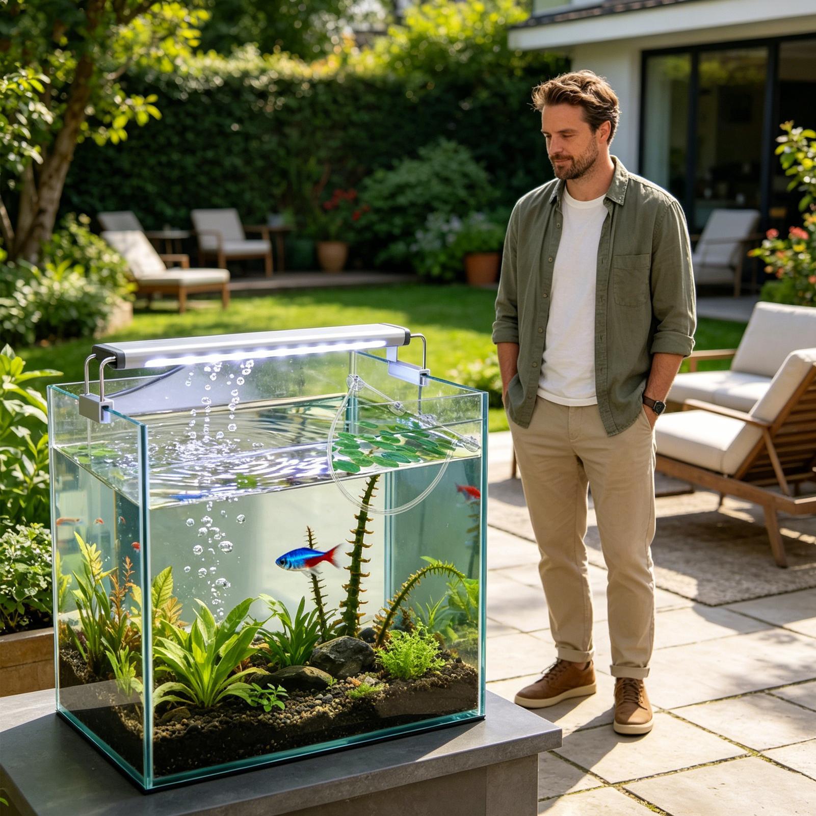 Floating Plant Corral Auto Hei - Planted Aquarium Tank Kit ulasan dan harga