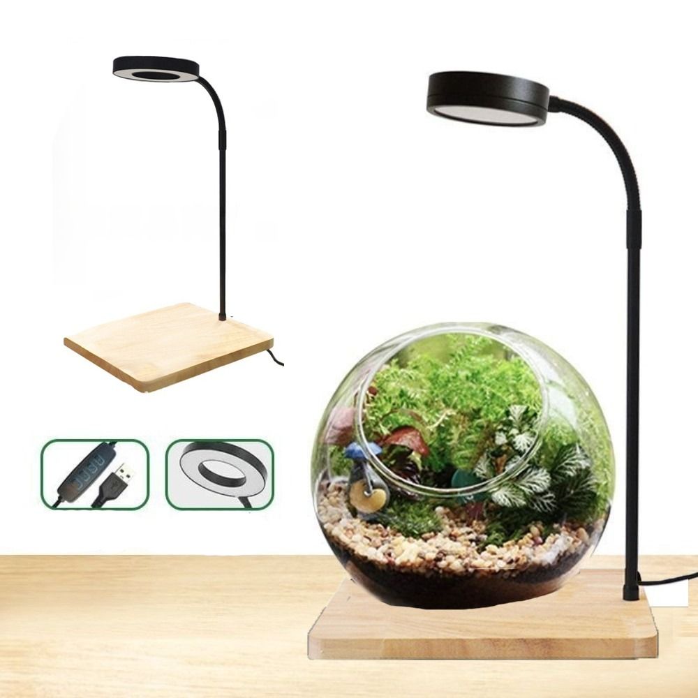 10W Fish Tank LED Lamp Retract - Aquarium Plant Growth Light ulasan dan harga