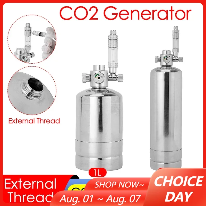 1L/2L Aquarium CO2 Generator S - Planted Aquarium Tank Kit ulasan dan harga