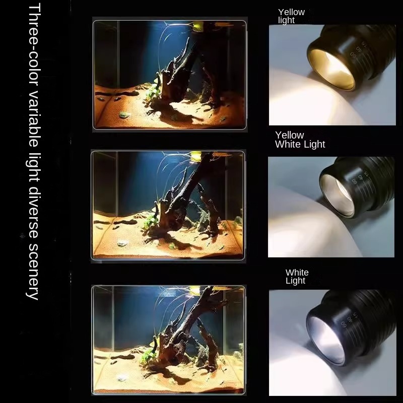 Modern Fish Tank LED Aquarium  - Aquarium Plant Growth Light ulasan dan harga