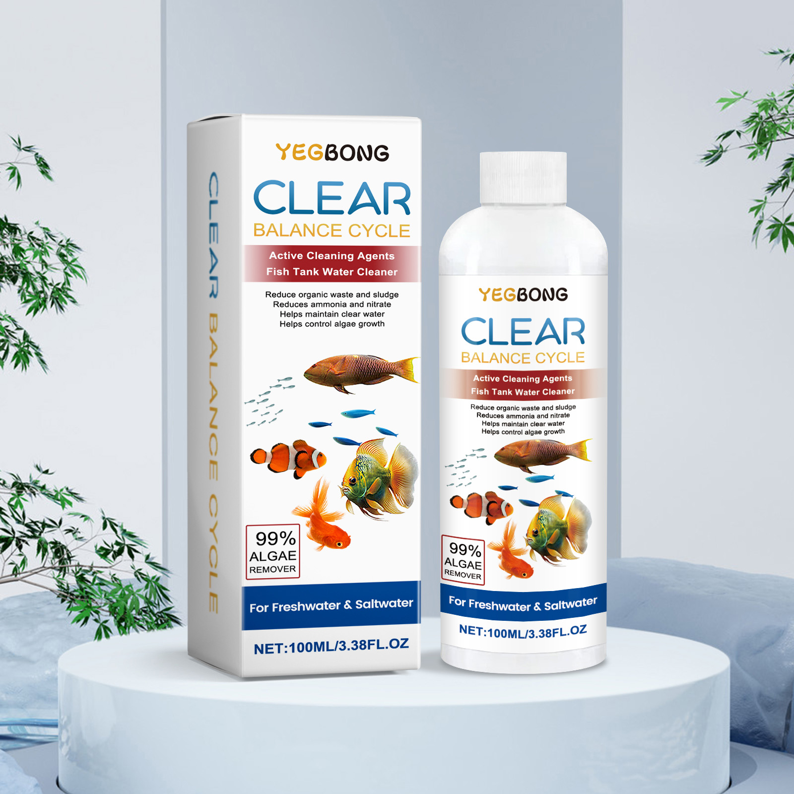 Fish Tank Water Clarifying Ag - Aquarium Plant Seeds ulasan dan harga