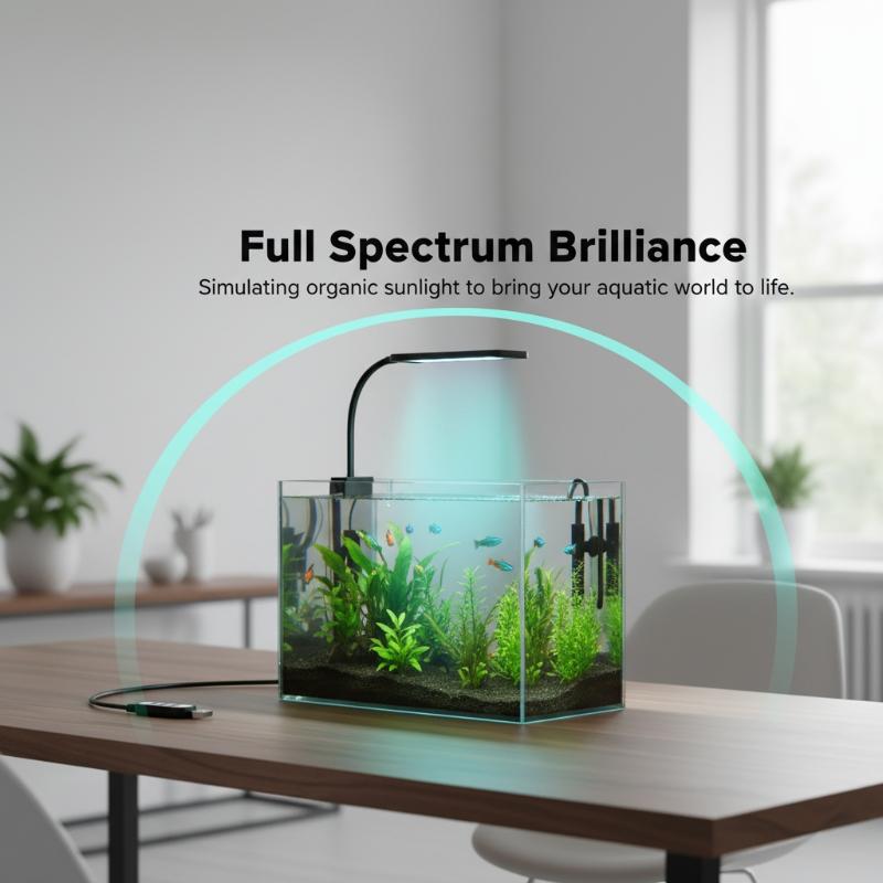 USB Aquarium Clip Light Flexib - Aquarium Plant Original ulasan dan harga