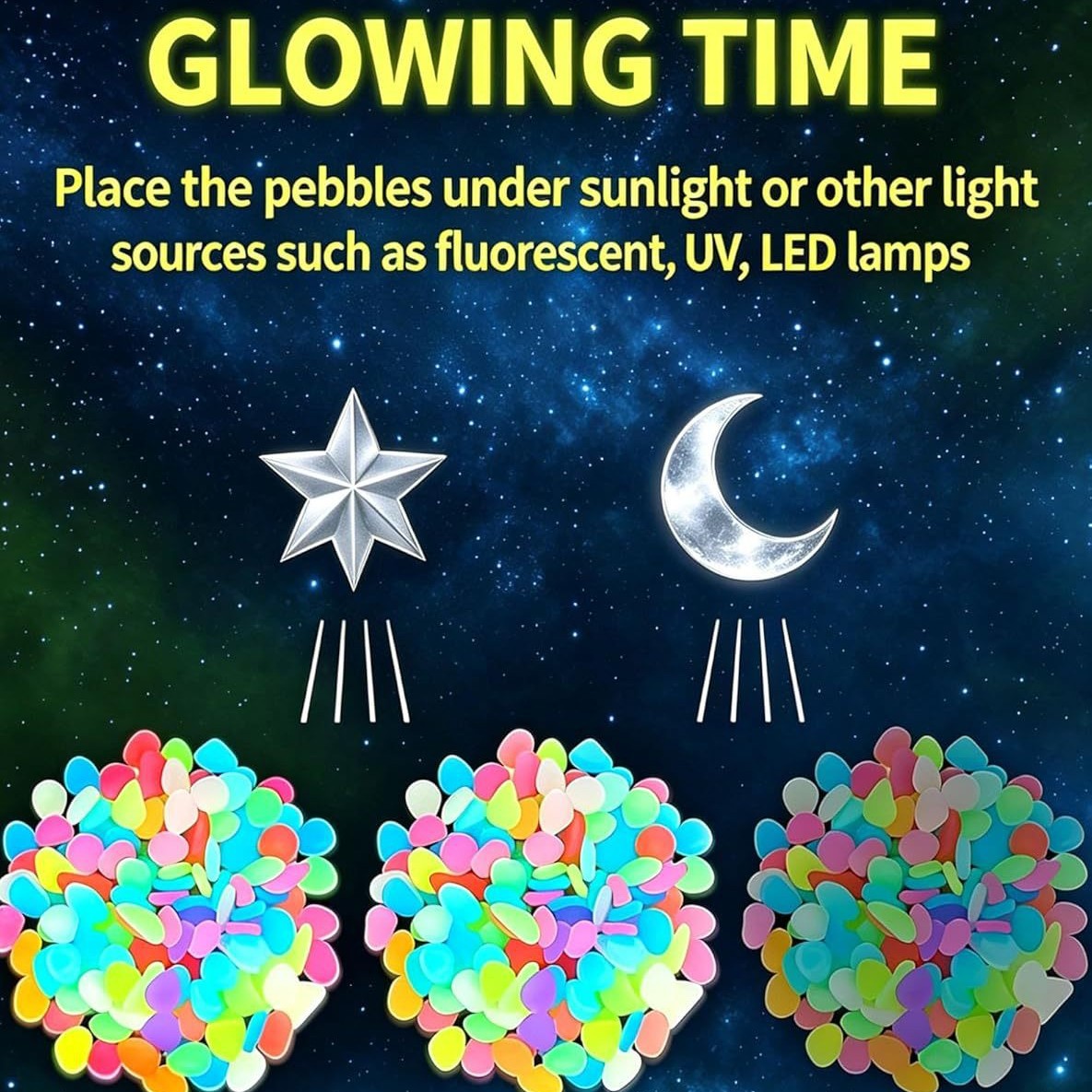 Colorful Glow In The Dark Lumi - Aquarium Plant Original ulasan dan harga