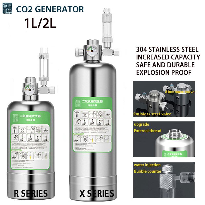 ZRDR Aquarium CO2 Generator Sy - Planted Aquarium Tank Kit ulasan dan harga