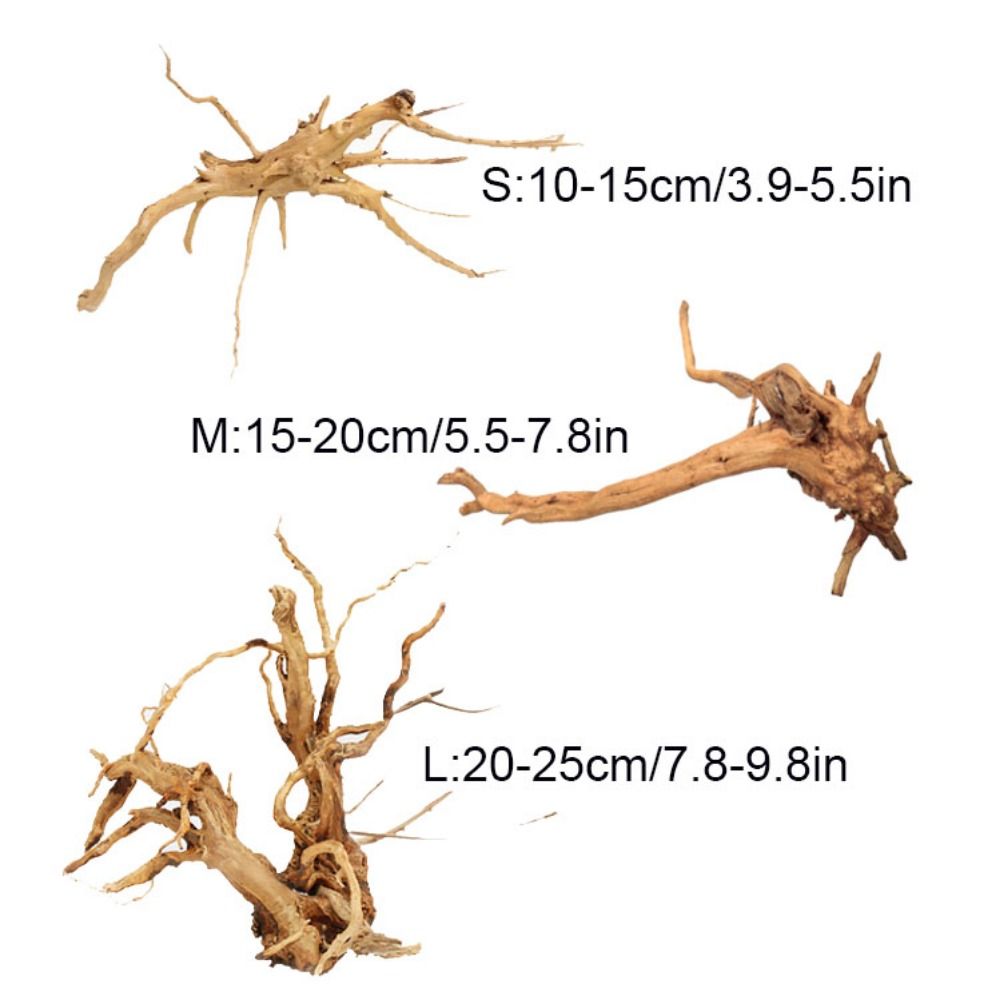 Natural Tree Trunk Aquarium De - Aquarium Planted Substrate ulasan dan harga