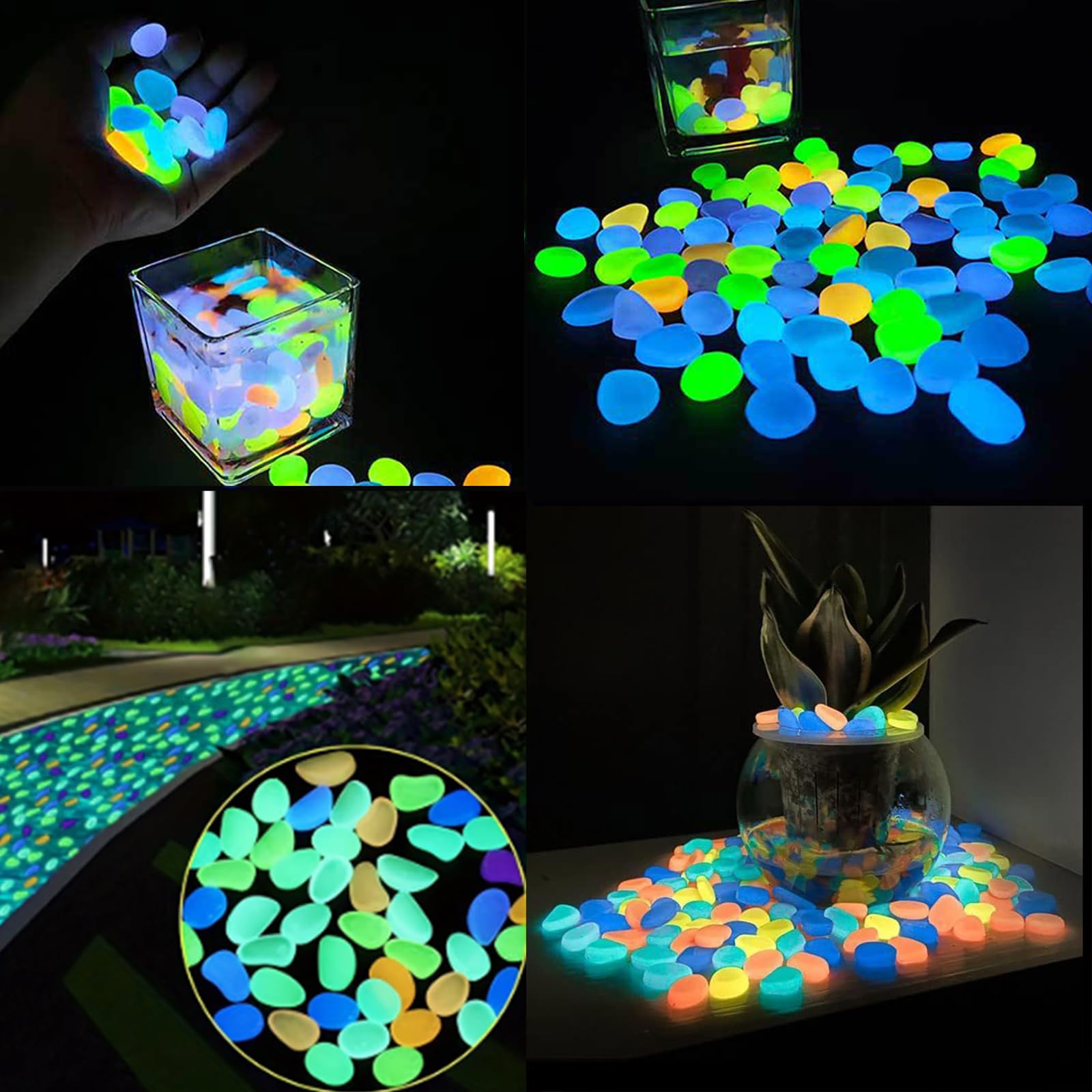 Aquarium Decor Glow In The Dar - Aquarium Plant Original ulasan dan harga