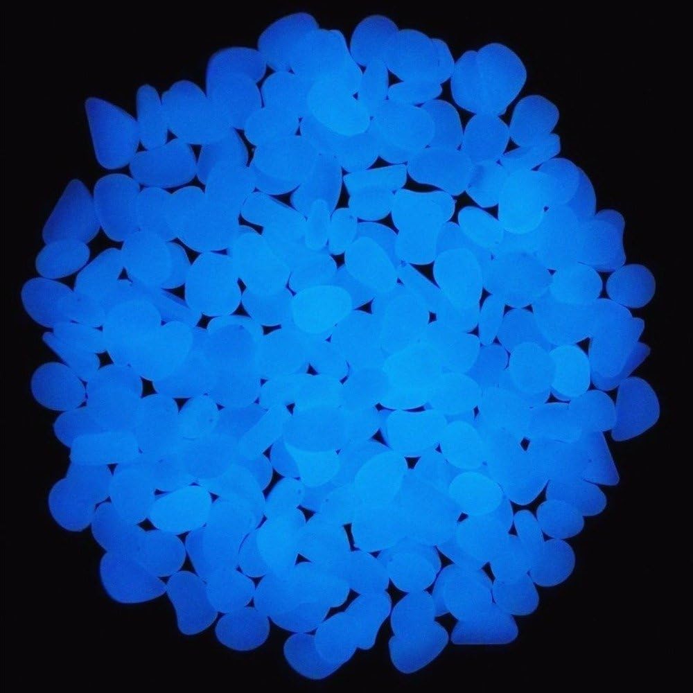 Fish Tank Rocks Glow Blue Pebb - Aquarium Plant Original ulasan dan harga