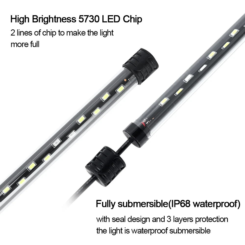 58CM  Aquarium Light LED Plant - Planted Aquarium Pendant Light ulasan dan harga