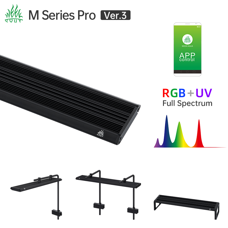 Week Aqua M Series RGB UV LED  - Planted Aquarium Pendant Light ulasan dan harga