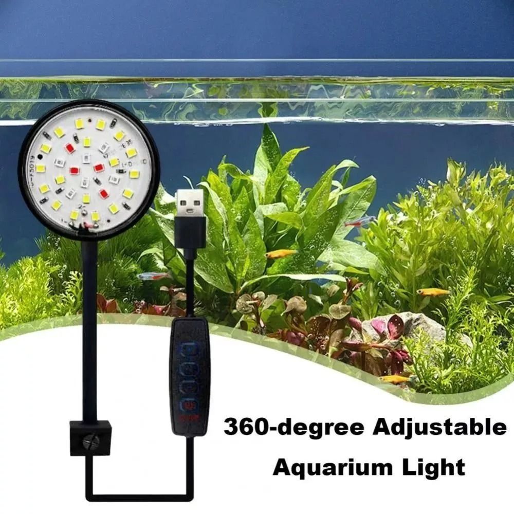 New Mini Fish Tank Clip Lamp 5 - Planted Aquarium Mini ulasan dan harga