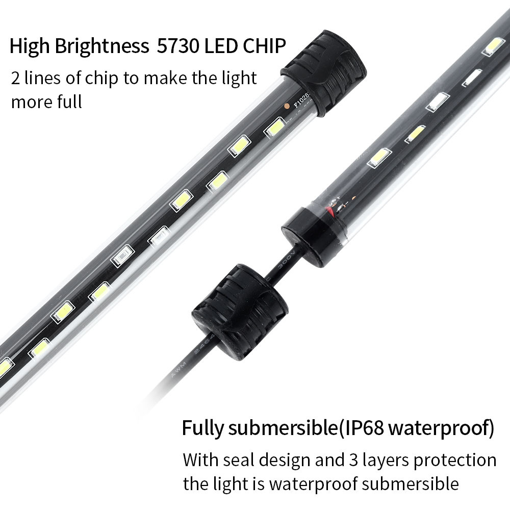 90-260V Aquarium Light LED Wat - Aquarium Planted Substrate ulasan dan harga