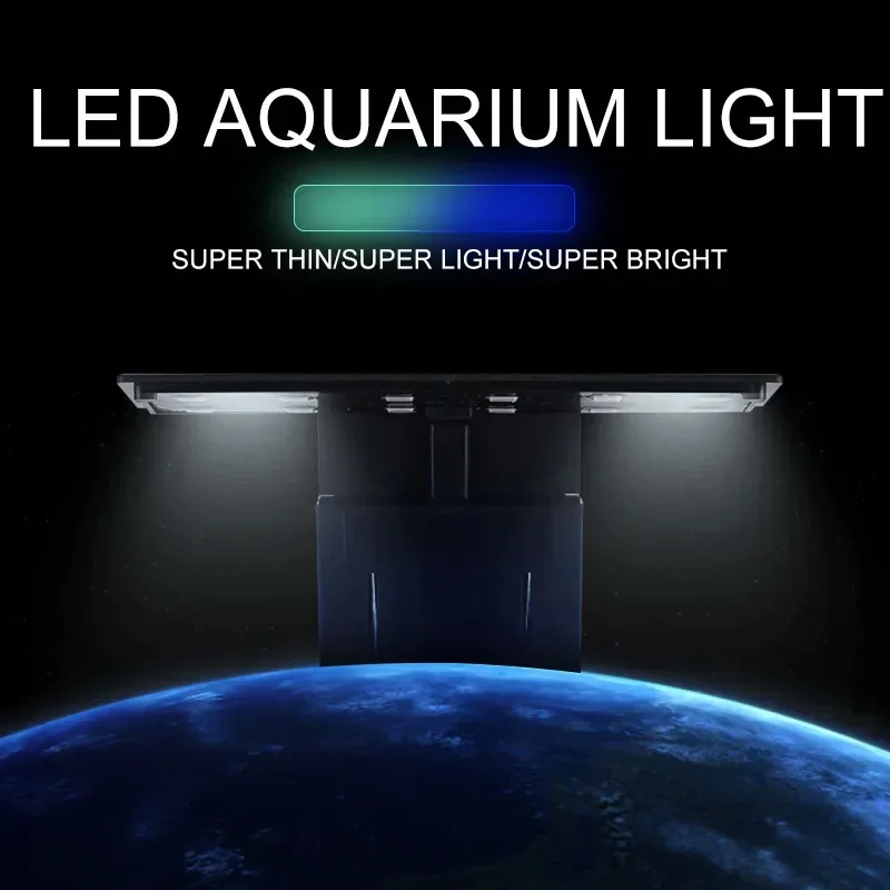 Ultra Thin LED Aquarium Light  - Aquarium Plant Growth Light ulasan dan harga