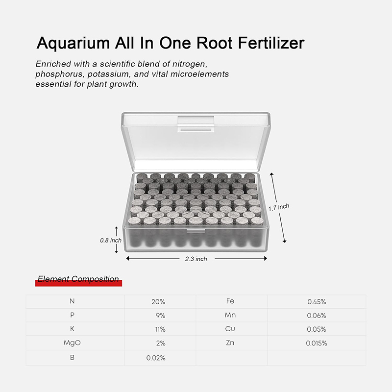 FZONE Root Tabs Freshwater Aqu - Planted Aquarium Fertilizer ulasan dan harga