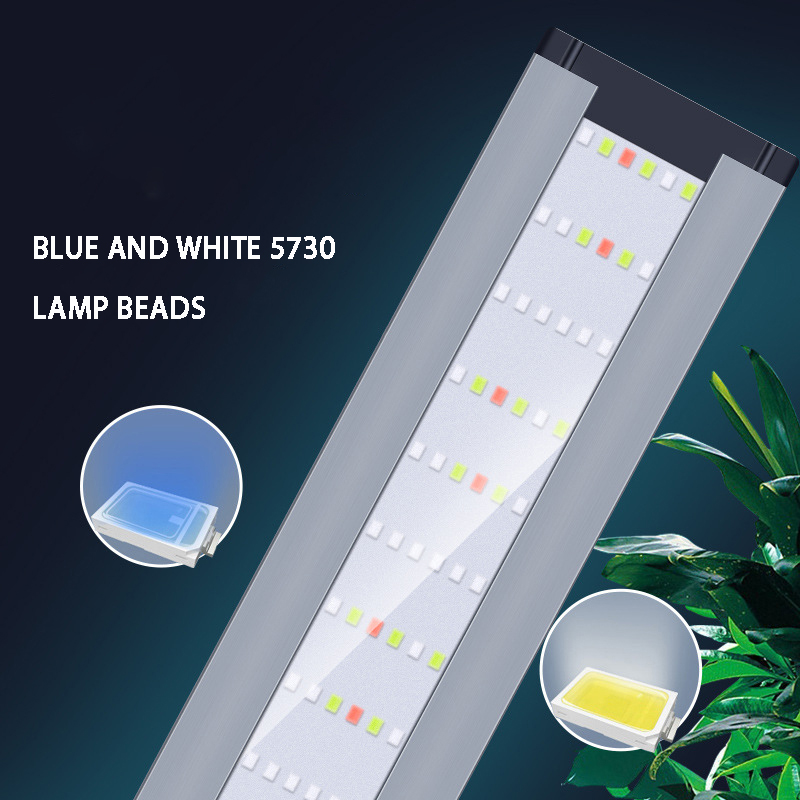 Aquarium LED light ultra-thin  - Aquarium Plant Growth Light ulasan dan harga