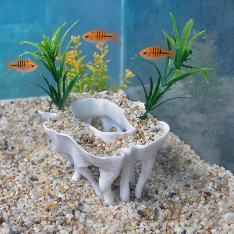 3D printed aquarium plants in  - Aquarium Planted Substrate ulasan dan harga
