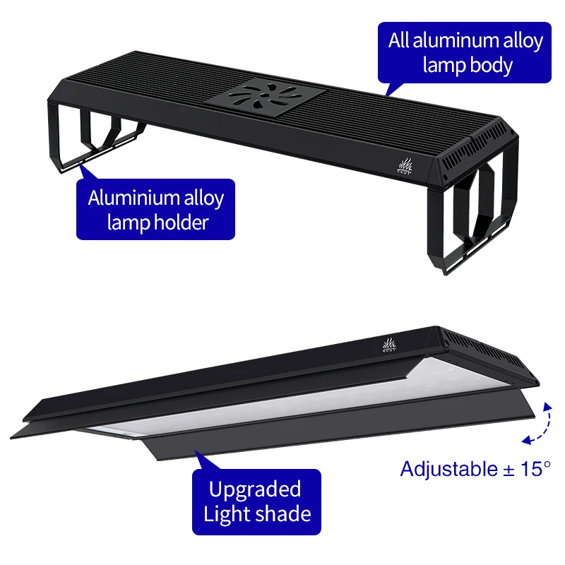 Week Aqua Full Spectrum LED Pa - Aquarium Plant Growth Light ulasan dan harga