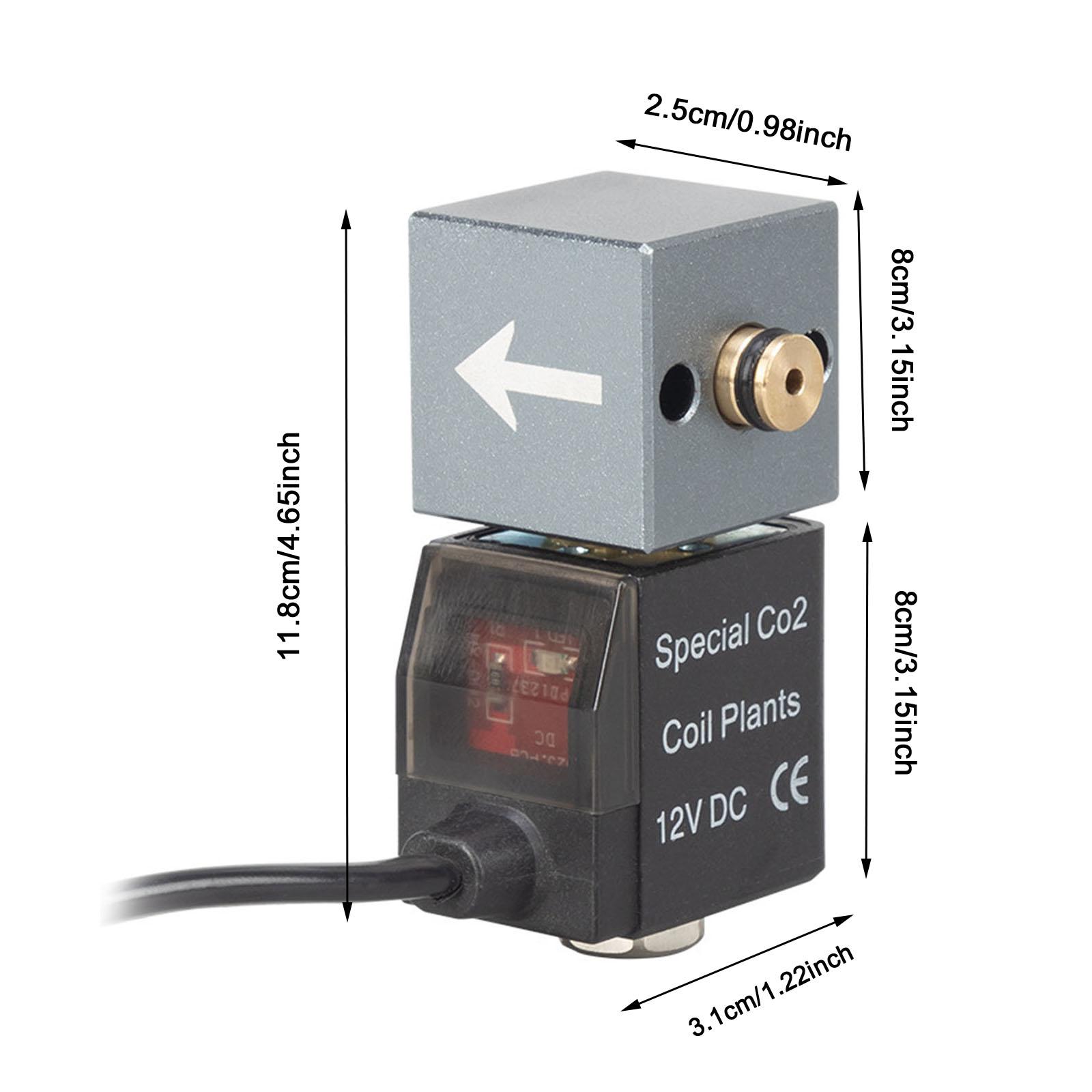 Aquarium CO2 Solenoid Kit Alum - Planted Aquarium Tank Kit ulasan dan harga