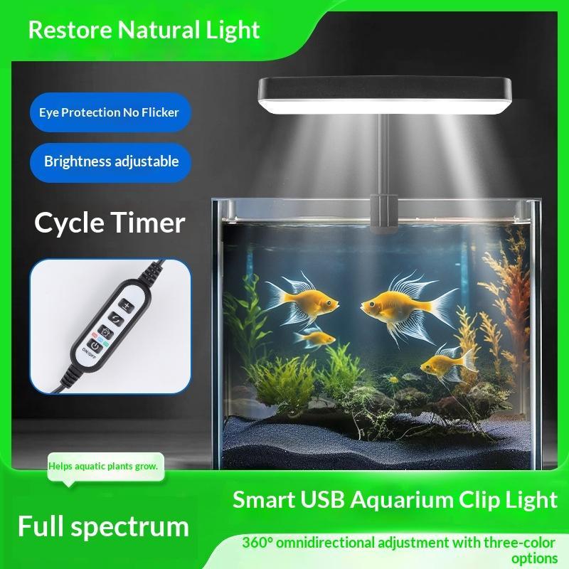Full Spectrum LED Aquarium Lig - Aquarium Plant Original ulasan dan harga